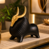 Golden Horn Himalayan Yak Décor