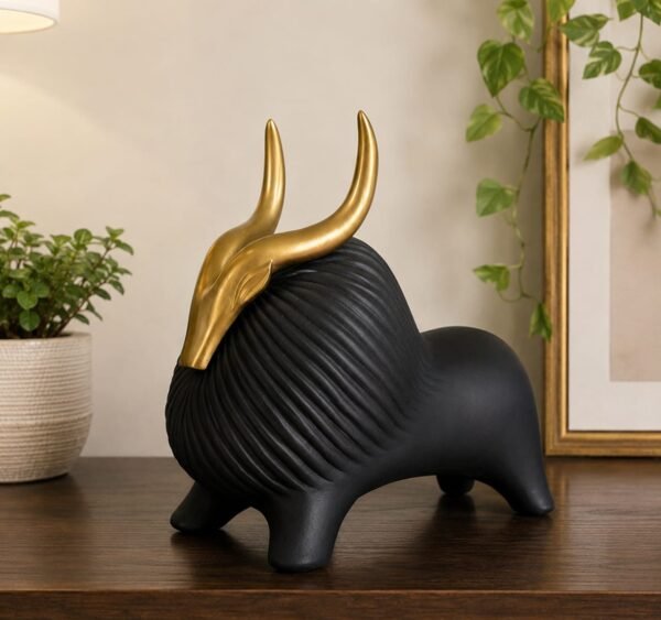 Golden Horn Himalayan Yak Décor