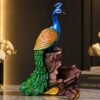 Royal Peacock Elegance Showpiece