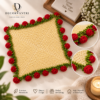 Rose Design Handkerchief