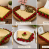Rose Design Handkerchief