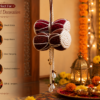Handcrafted Crochet Damru Festive Hanging