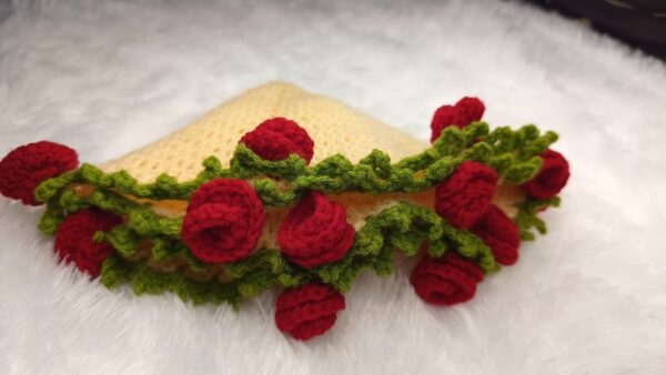 Rose Design Handkerchief